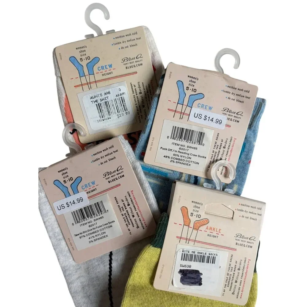 NWT BlueQ Socks - Lot of 4